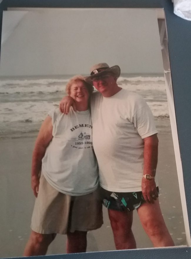 Bob & Jeanne at the Beach in South Carolina