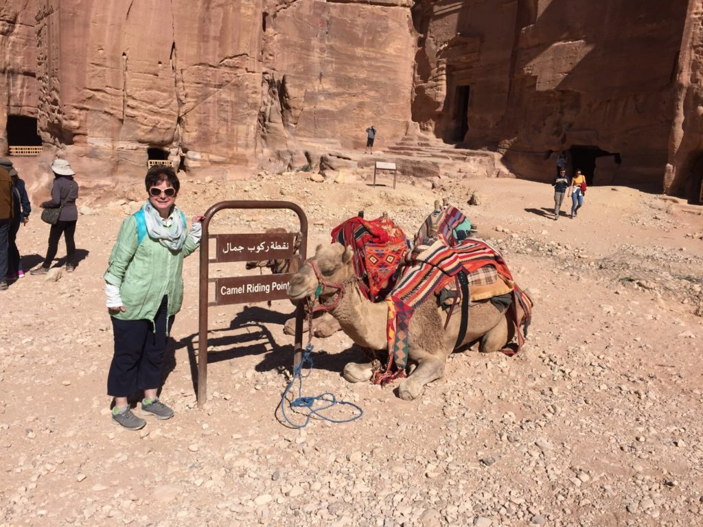 Camel ride at Petra