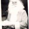 vintage photo of santa