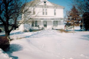 Illinois Farmhouse in Winter