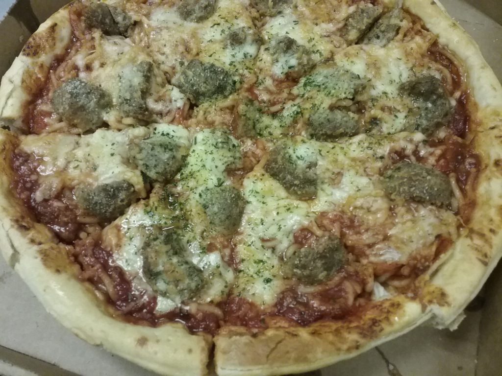 meatball pizza