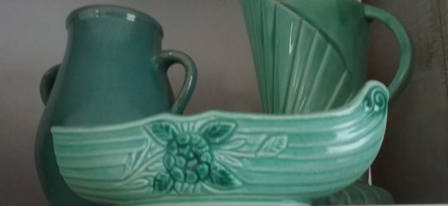 celadon green pottery