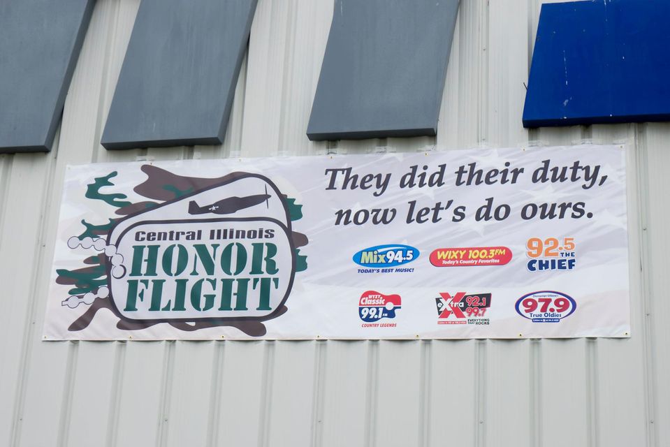 Central Illinois Honor flight banner