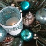 Coastal Christmas Centerpiece closeup