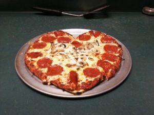 Pizza - heart shaped