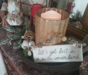 Winter Wonderland Christmas sign