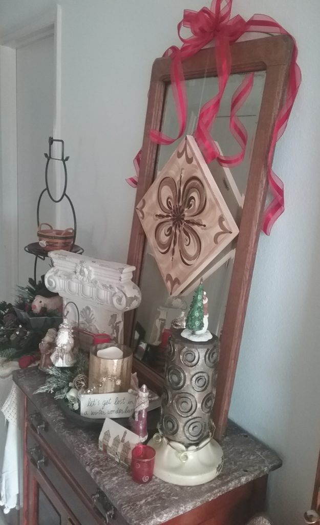 Christmas Entryway from side