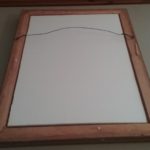 foam board in frame