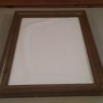 Frame ready to place sailor suit