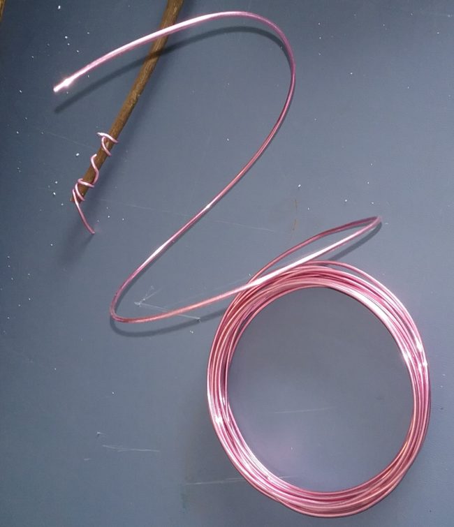 Pink Oasis Aluminum wire