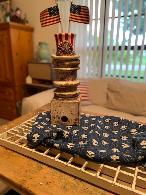 4th of July display for coffee table