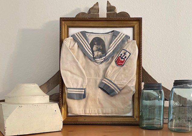 Easy Way to Display a Vintage Child’s Garment