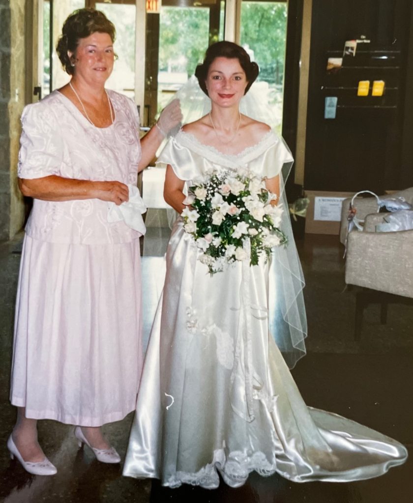 Mother & Daughter 7/10/93 wedding