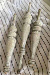 spindles after being cleaned up