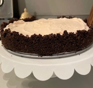 No Bake Cheesecake Removed from Springform pan
