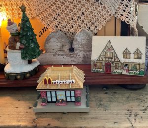 Christmas Village vignette
