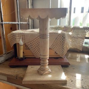 pedestal in Christmas Conservatory