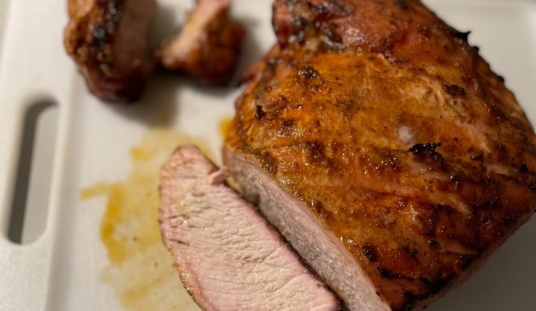 Grilled Pork Roast with Texas BBQ Rub