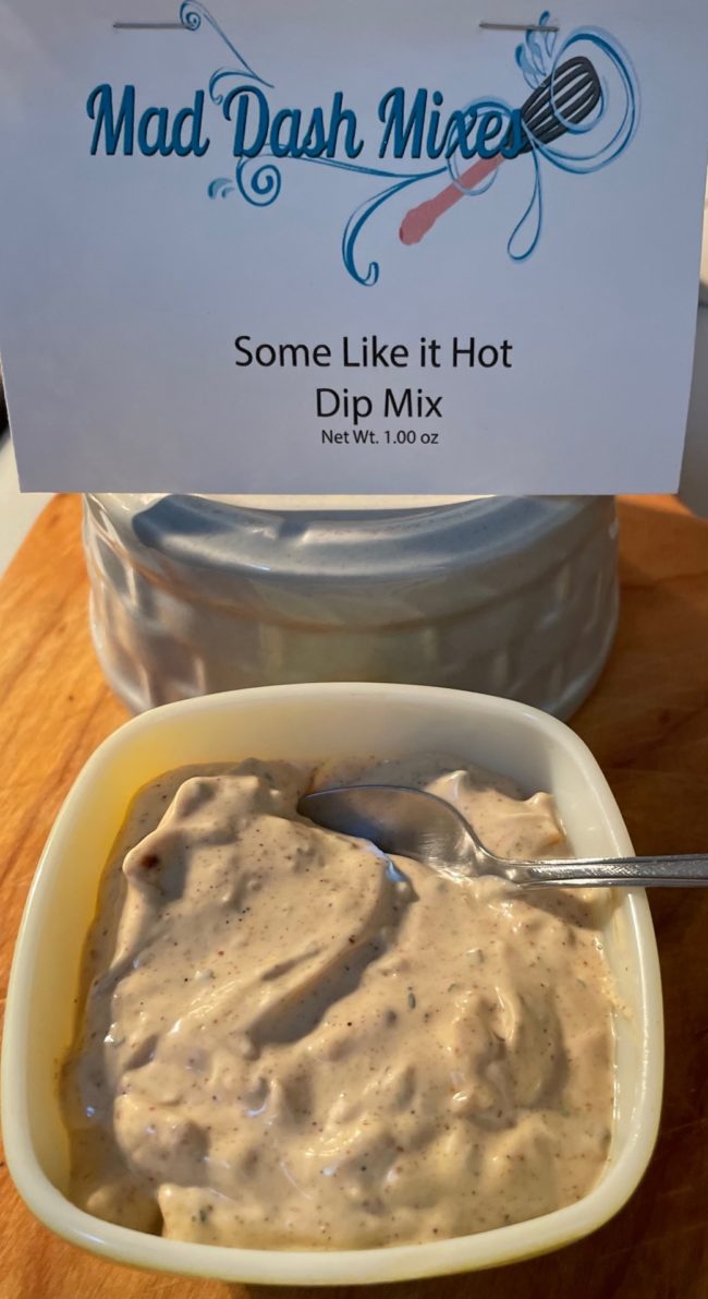 small bowl with Some Like It Hot Dip mix