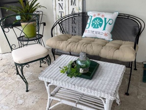 Wrought Iron Patio Chair Refresh!