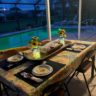 early evening on the lanai