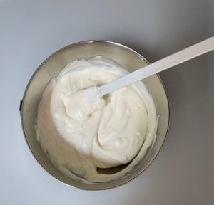 sour cream & mayonnaise blended together