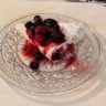 Cheesecake wrap with triple berry