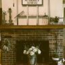 Garden style Spring fireplace mantel