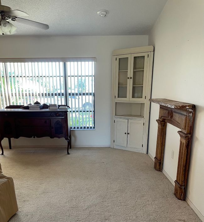 side view of living room