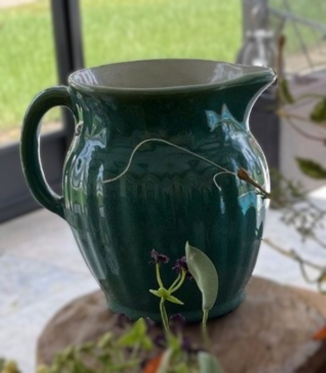 vintage crock pitcher